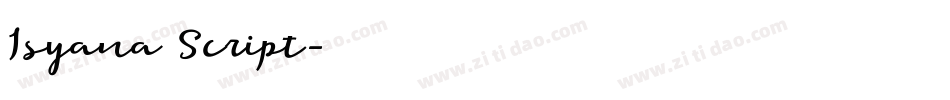 Isyana Script字体转换